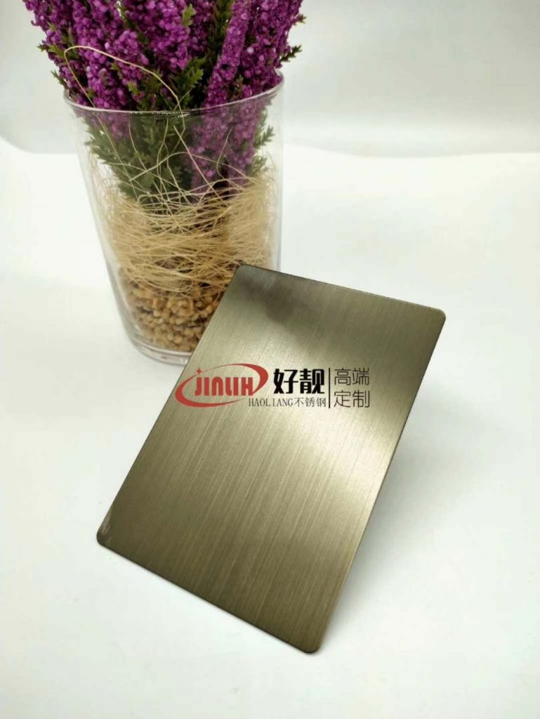 啞光青古銅拉絲做舊不銹鋼板